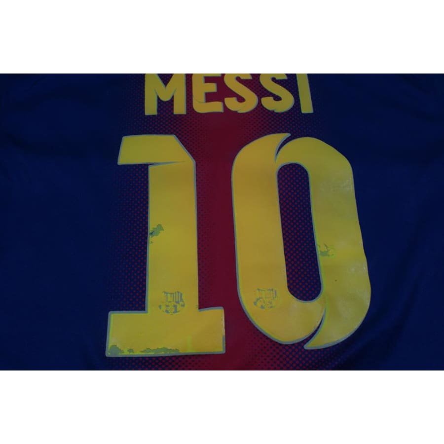 Maillot de football rétro domicile FC Barcelone N°10 MESSI 2012-2013 - Nike - Barcelone