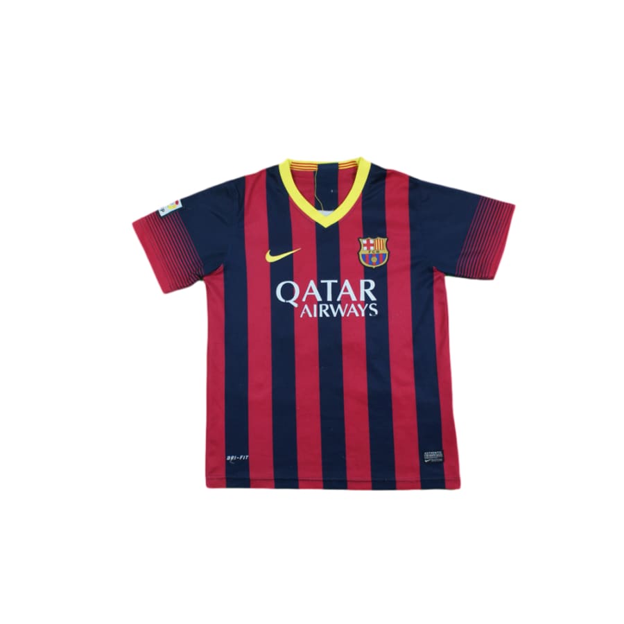 Maillot de football rétro domicile FC Barcelone N°10 MESSI 2013-2014 - Nike - Barcelone