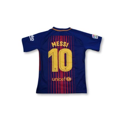 Maillot de football rétro domicile FC Barcelone N°10 MESSI 2017-2018 - Nike - Barcelone