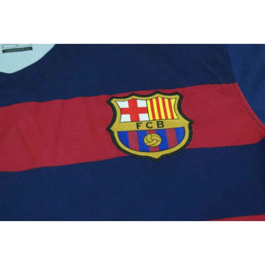 Maillot de football rétro domicile FC Barcelone N°11 NEYMAR JR 2015-2016 - Nike - Barcelone