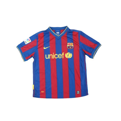 Maillot de football rétro domicile FC Barcelone N°11 VONSLID 2009-2010 - Nike - Barcelone