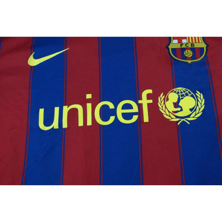 Maillot de football rétro domicile FC Barcelone N°14 HENRY 2009-2010 - Nike - Barcelone