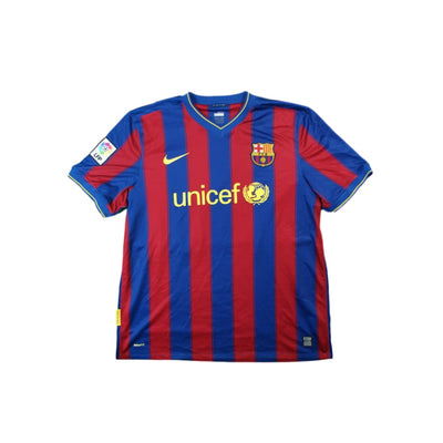 Maillot de football rétro domicile FC Barcelone N°14 HENRY 2009-2010 - Nike - Barcelone