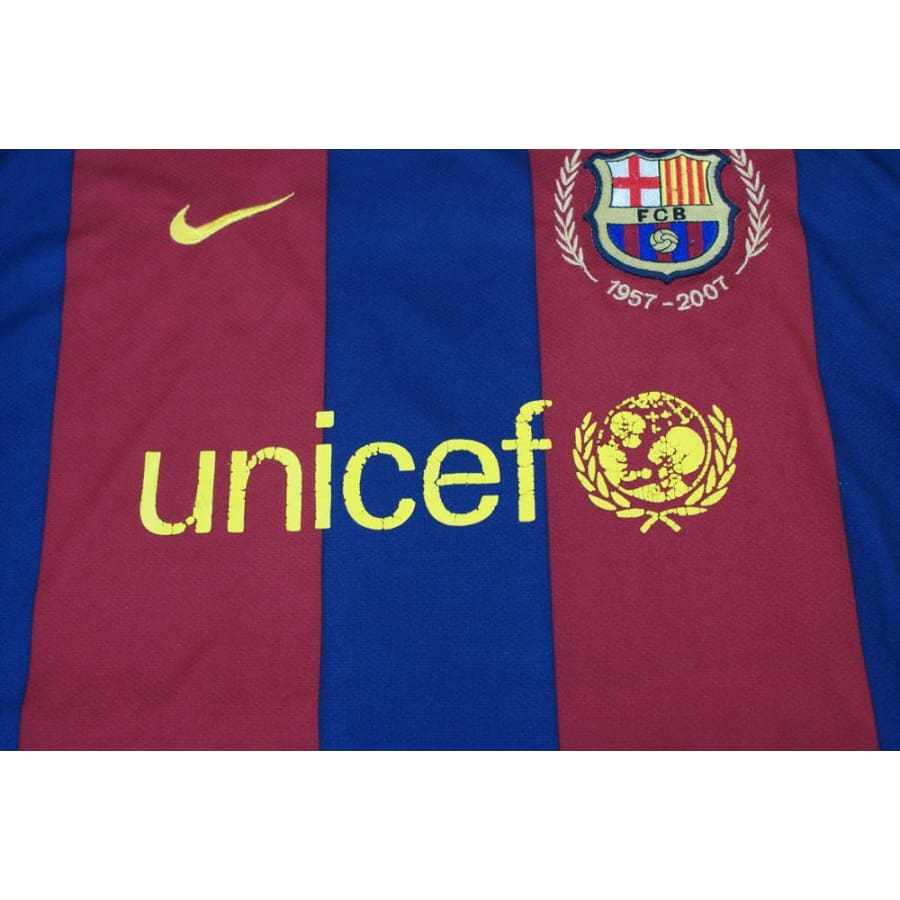 Maillot de football rétro domicile FC Barcelone N°20 DECO 2007-2008 - Nike - Barcelone