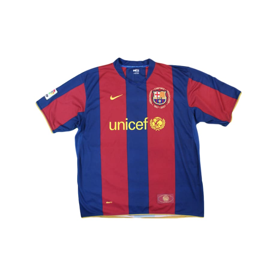 Maillot de football rétro domicile FC Barcelone N°20 DECO 2007-2008 - Nike - Barcelone