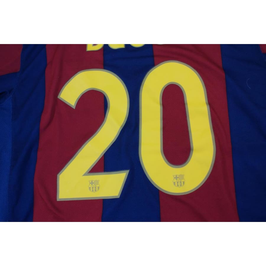 Maillot de football rétro domicile FC Barcelone N°20 DECO 2007-2008 - Nike - Barcelone