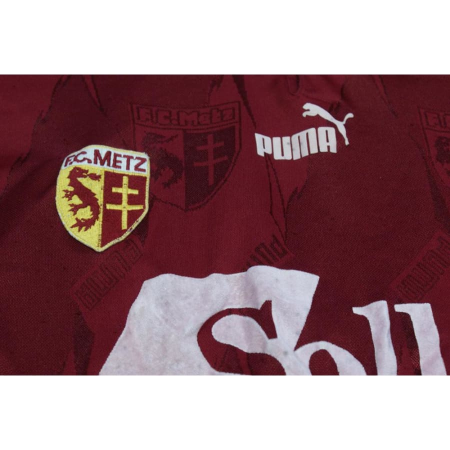 Maillot de football rétro domicile FC Metz 1996-1997 - Puma - FC Metz