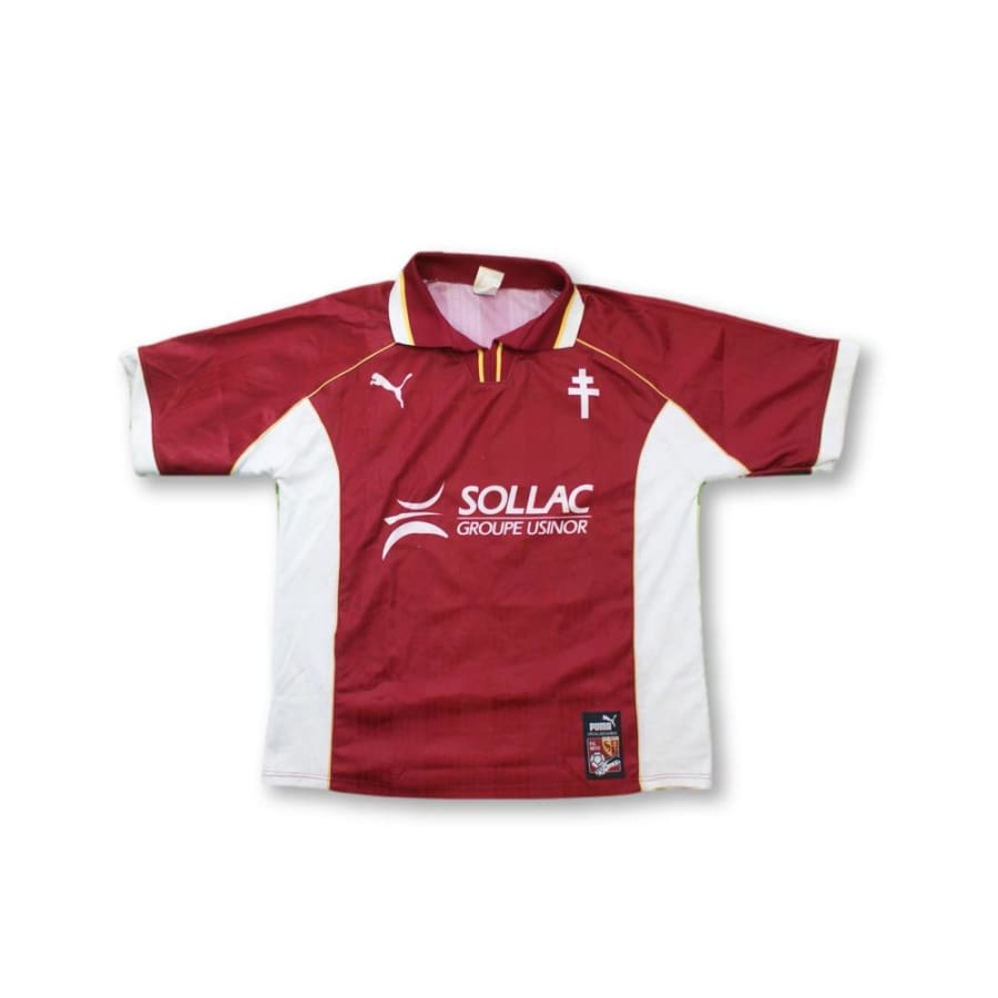 Maillot de football rétro domicile FC Metz 1997-1998 - Puma - FC Metz