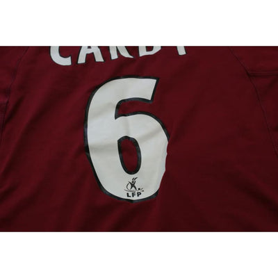 Maillot de football rétro domicile FC Metz N°6 CARDY 2006-2007 - Kappa - FC Metz