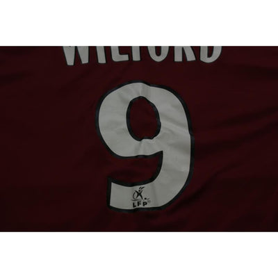 Maillot de football rétro domicile FC Metz N°9 WILTORD 2009-2010 - Kappa - FC Metz