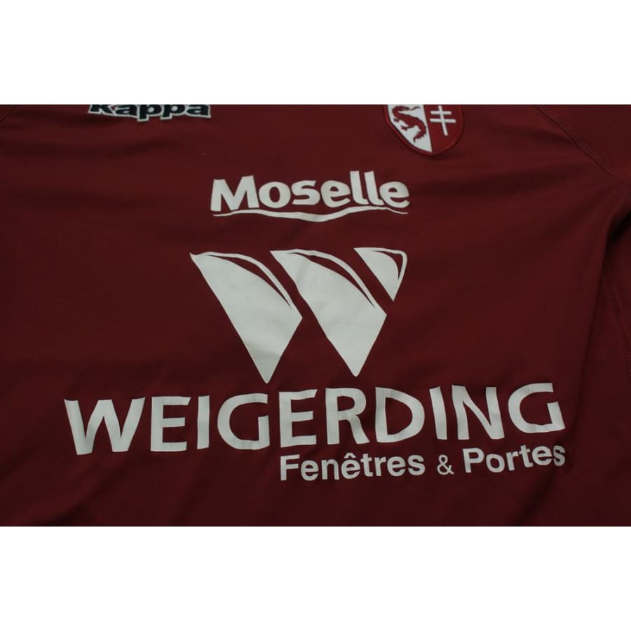 Maillot de football rétro domicile FC Metz N°9 WILTORD 2009-2010 - Kappa - FC Metz