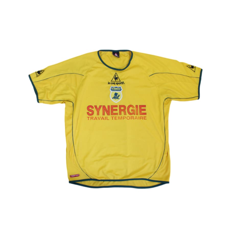 Maillot de football rétro domicile FC Nantes 2003-2004 - Le coq sportif - FC Nantes