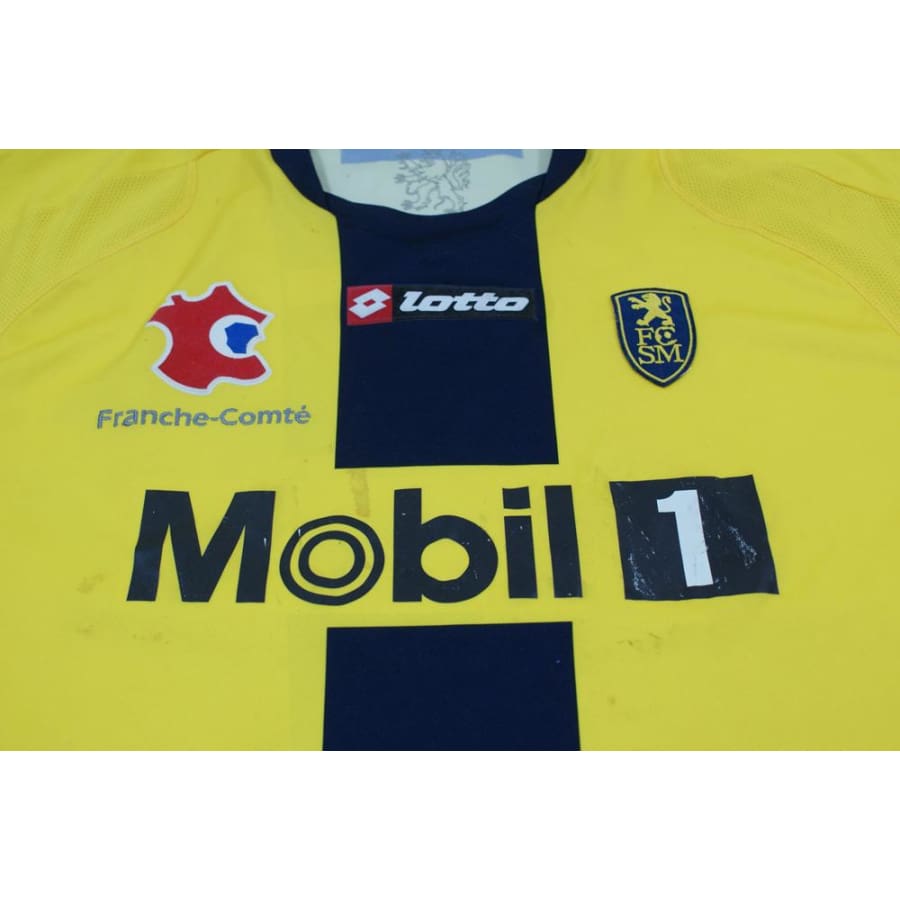 Maillot de football rétro domicile FC Sochaux-Montbéliard 2008-2009 - Lotto - FC Sochaux-Montbéliard