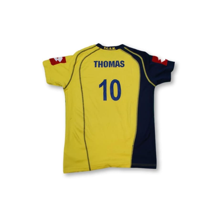 Maillot de football rétro domicile FC Sochaux-Montbéliard N°10 THOMAS 2005-2006 - Lotto - FC Sochaux-Montbéliard