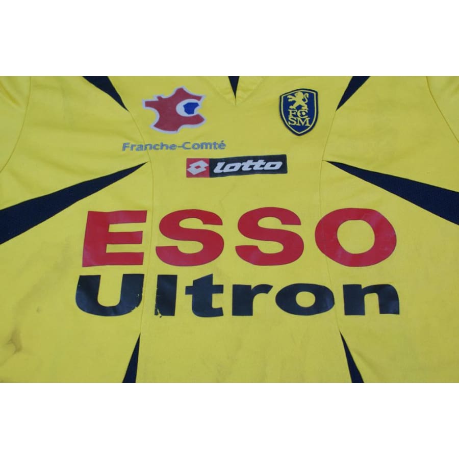 Maillot de football rétro domicile FC Sochaux-Montbéliard N°12 ISABEY 2006-2007 - Lotto - FC Sochaux-Montbéliard