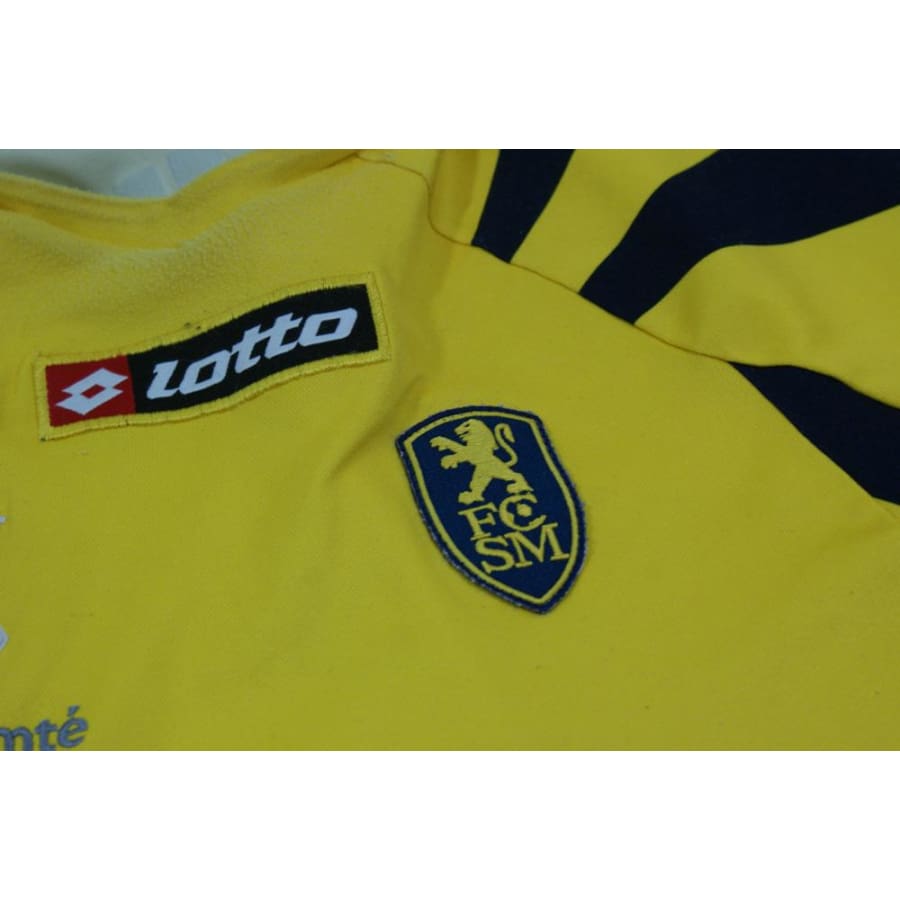 Maillot de football rétro domicile FC Sochaux-Montbéliard N°13 BRECHET 2007-2008 - Lotto - FC Sochaux-Montbéliard