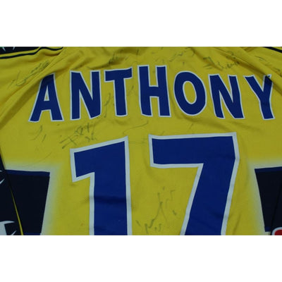 Maillot de football rétro domicile FC Sochaux-Montbéliard N°17 ANTHONY 2002-2003 - Champion - FC Sochaux-Montbéliard