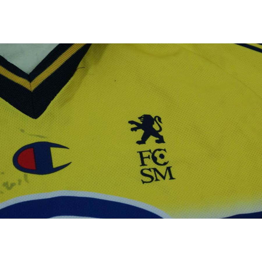 Maillot de football rétro domicile FC Sochaux-Montbéliard N°17 ANTHONY 2002-2003 - Champion - FC Sochaux-Montbéliard