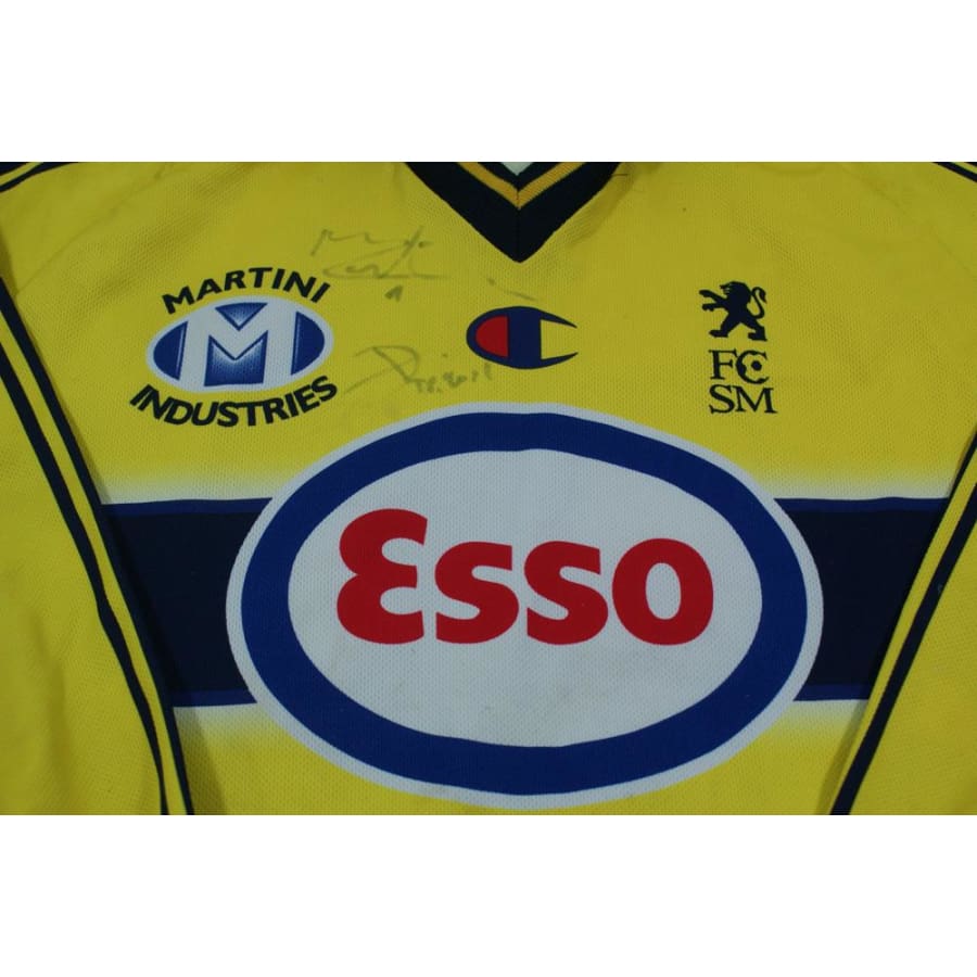 Maillot de football rétro domicile FC Sochaux-Montbéliard N°17 ANTHONY 2002-2003 - Champion - FC Sochaux-Montbéliard