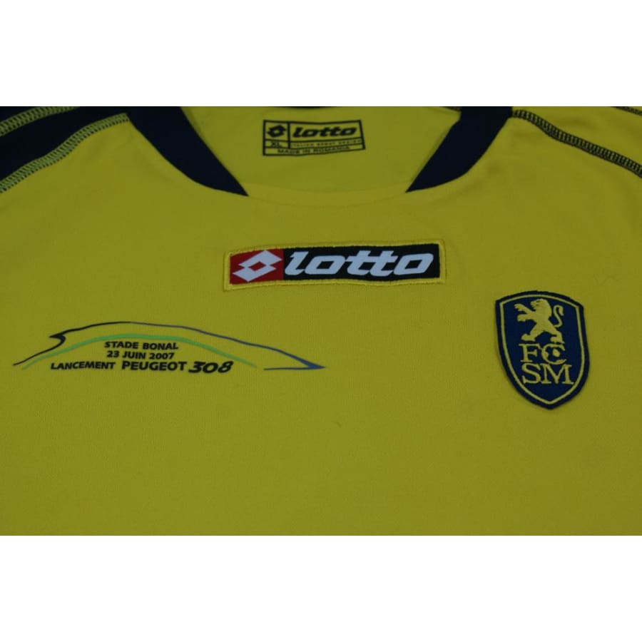 Maillot de football rétro domicile FC Sochaux-Montbéliard N°308 PEUGEOT 2005-2006 - Lotto - FC Sochaux-Montbéliard