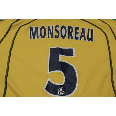 Maillot de football retro domicile FC Sochaux-Montbéliard N°5 MONSOREAU 2004-2005 - Lotto - FC Sochaux-Montbéliard