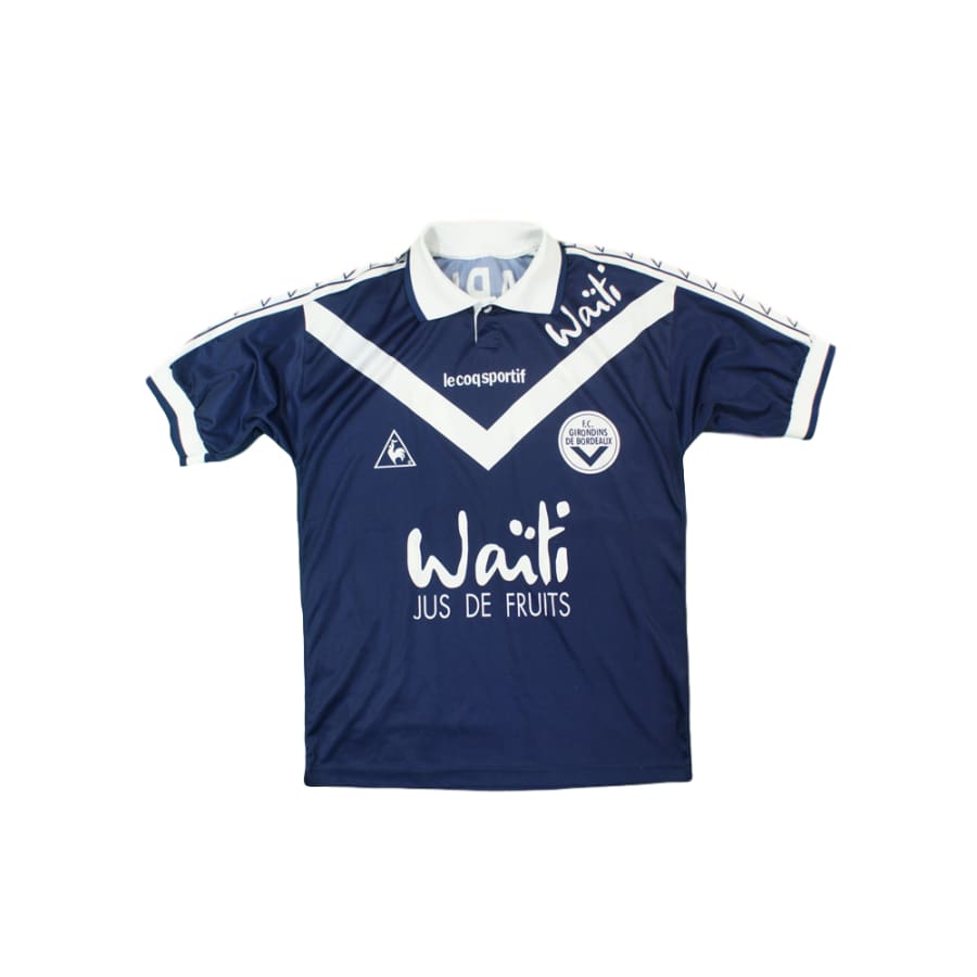 Maillot de football rétro domicile Girondins de Bordeaux N°27 PAPIN 1997-1998 - Le coq sportif - Girondins de Bordeaux