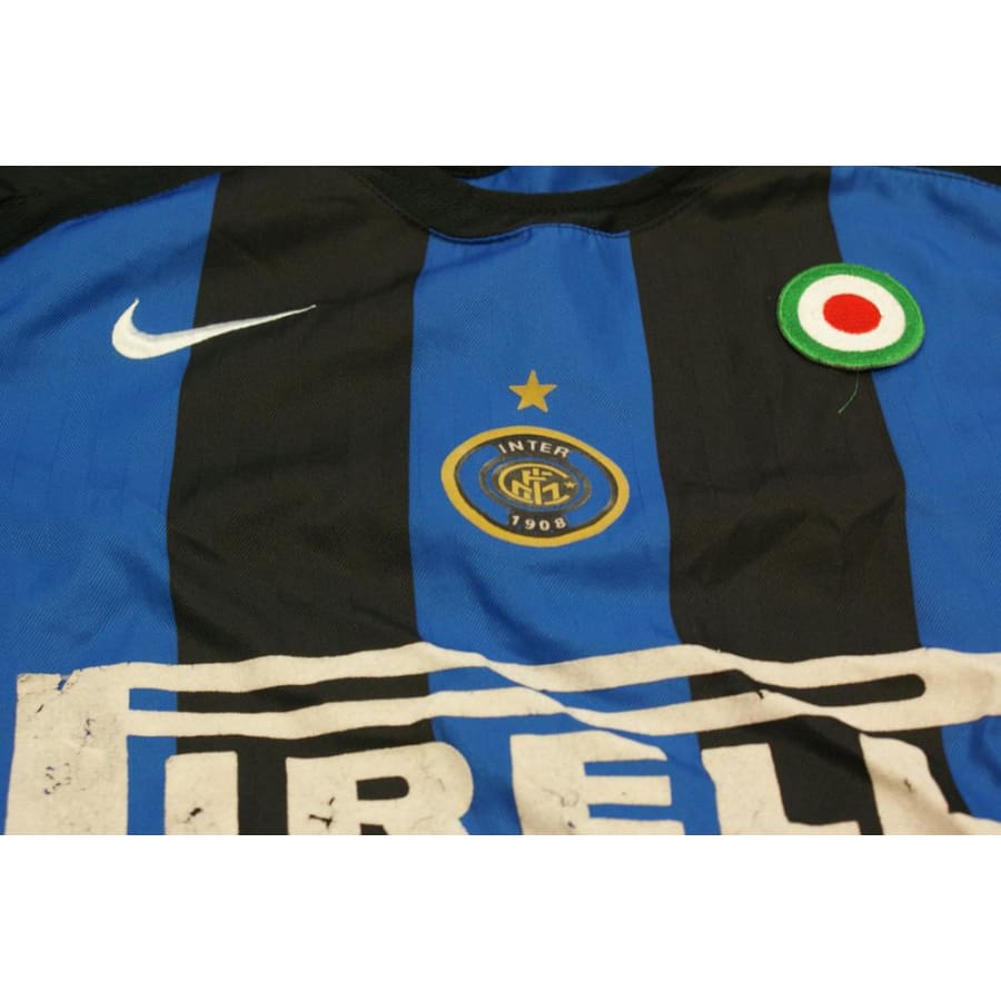 Maillot de football rétro domicile Inter Milan N°10 ADRIANO 2005-2006 - Nike - Inter Milan