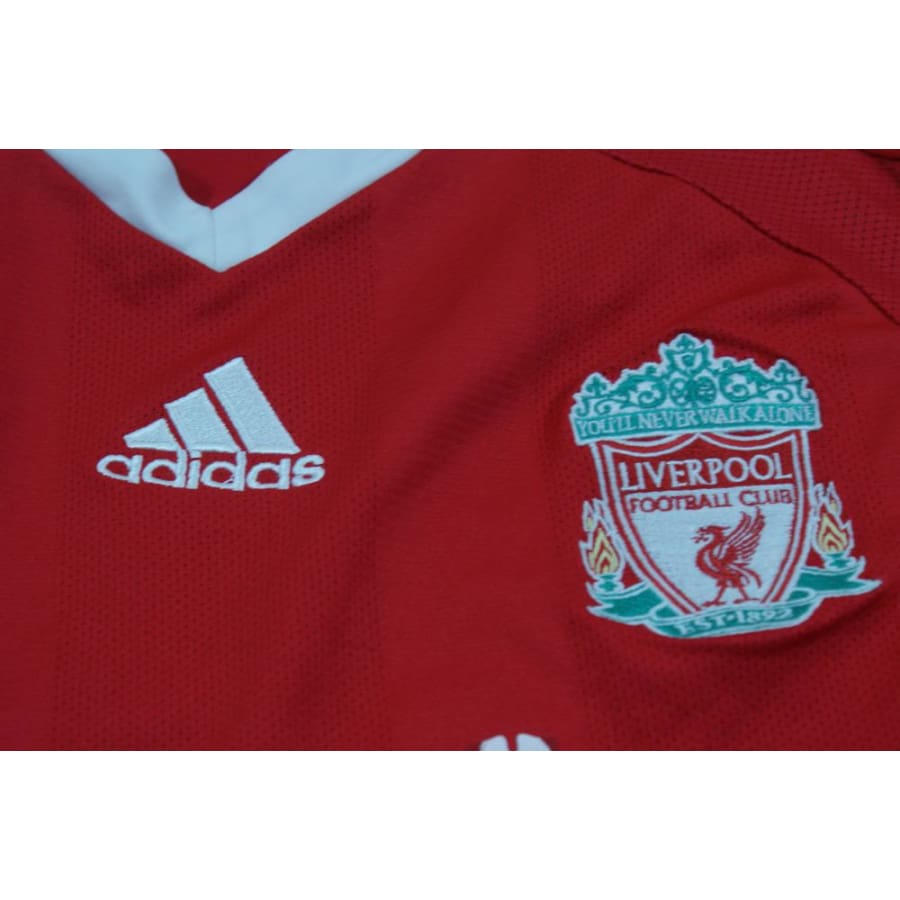 Maillot de football rétro domicile Liverpool FC N°9 TORRES 2008-2009 - Adidas - FC Liverpool