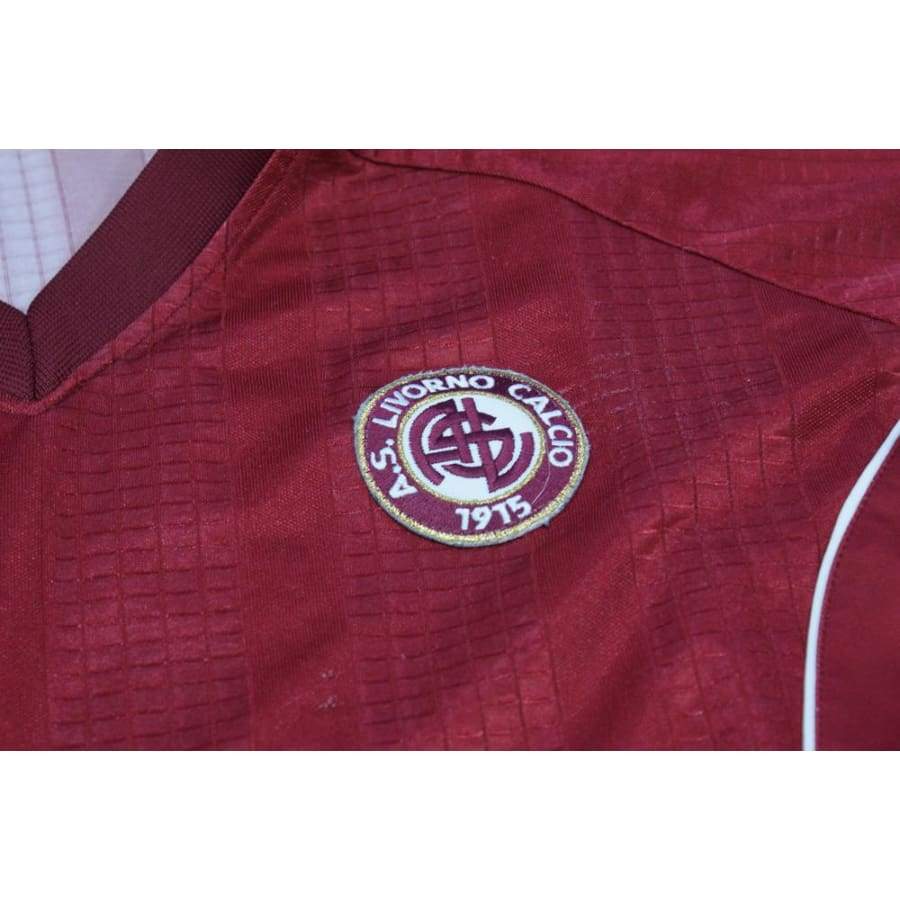 Maillot de football rétro domicile Livourne N°21 années 2000 - Asics - Autres championnats