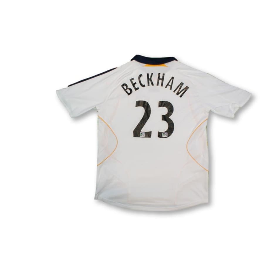 Maillot de football rétro domicile Los Angeles Galaxy N°23 BECKHAM 2007-2008 - Adidas - Américain