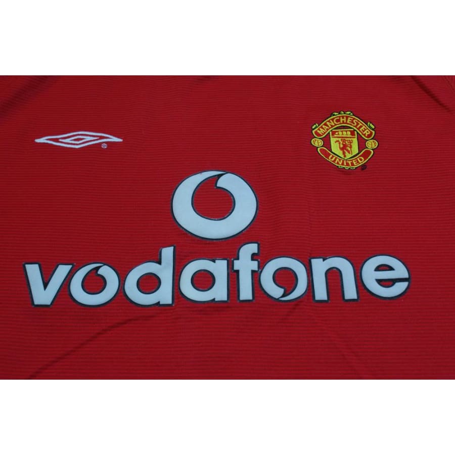 Maillot de football rétro domicile Manchester United N°7 PASCAL 2000-2001 - Umbro - Manchester United