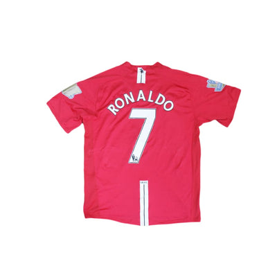 Maillot de football rétro domicile Manchester United N°7 RONALDO 2007-2008 - Nike - Manchester United