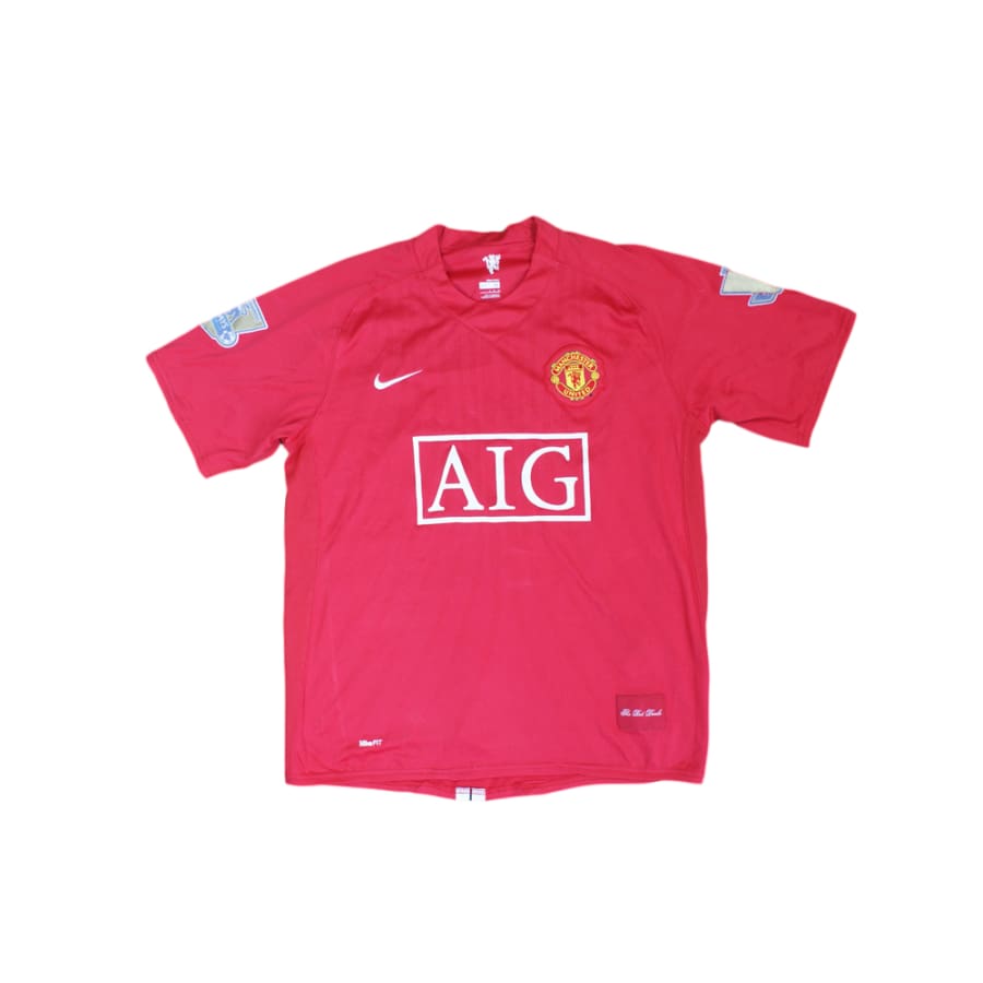 Maillot de football rétro domicile Manchester United N°7 RONALDO 2007-2008 - Nike - Manchester United