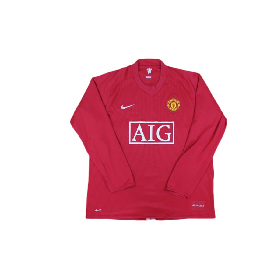 Maillot de football rétro domicile Manchester United N°99 HIMSELF 2007-2008 - Nike - Manchester United