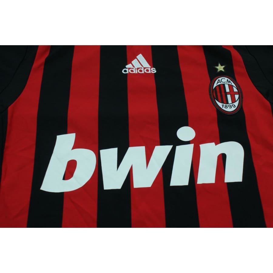 Maillot de football rétro domicile Milan AC 2009-2010 - Adidas - Milan AC