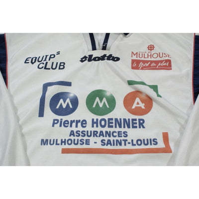 Maillot de football rétro domicile Mulhouse N°5 années 1990 - Lotto - Autres championnats