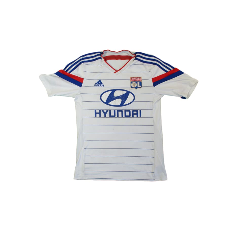 Maillot de football rétro domicile Olympique Lyonnais N°10 LACAZETTE 2014-2015 - Adidas - Olympique Lyonnais