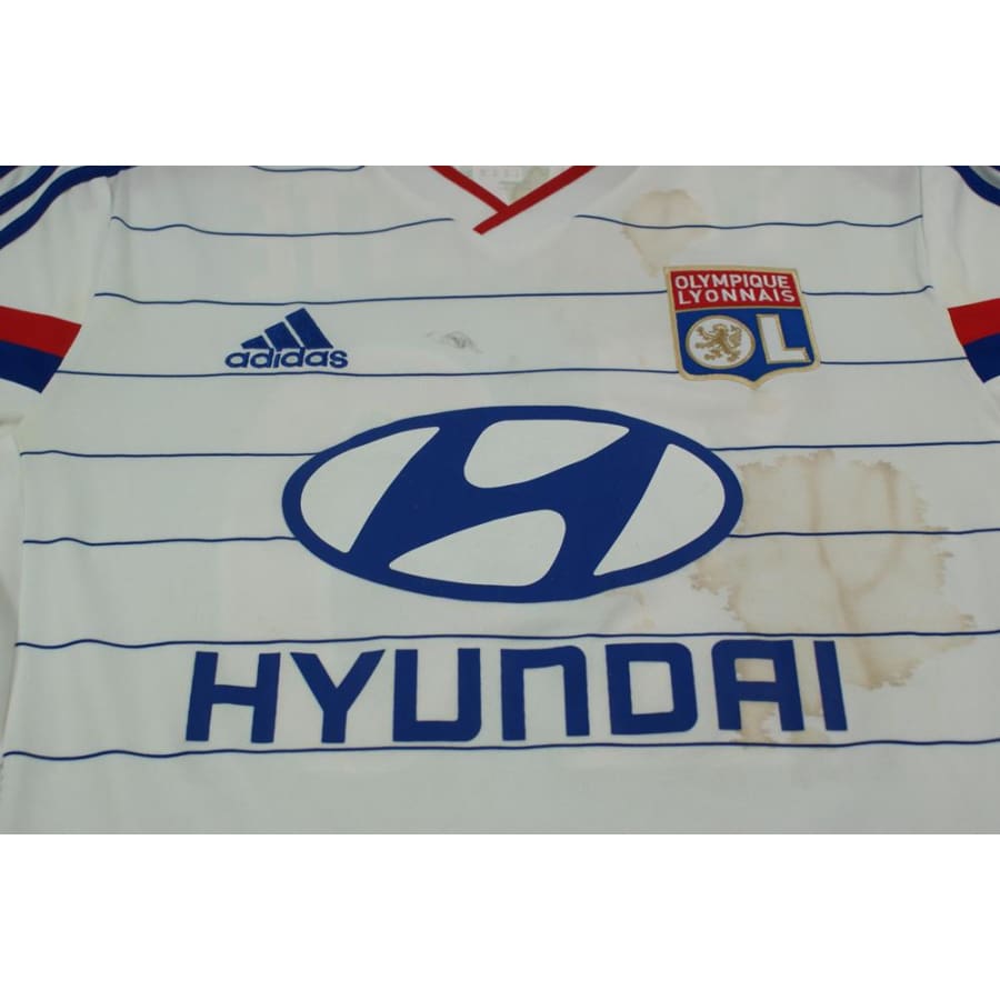 Maillot de football rétro domicile Olympique Lyonnais N°10 LACAZETTE 2014-2015 - Adidas - Olympique Lyonnais