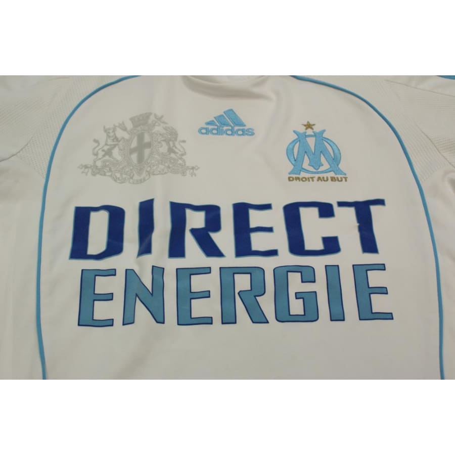 Maillot de football rétro domicile Olympique de Marseille 2008-2009 - Adidas - Olympique de Marseille