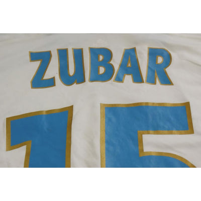 Maillot de football rétro domicile Olympique de Marseille N°15 ZUBAR dédicacé 2006-2007 - Adidas - Olympique de Marseille