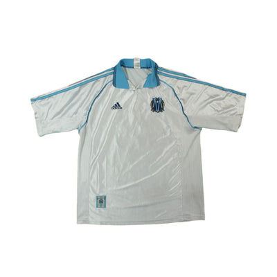 Maillot de football rétro domicile Olympique de Marseille N°21 DUGARRY 1999-2000 - Adidas - Olympique de Marseille