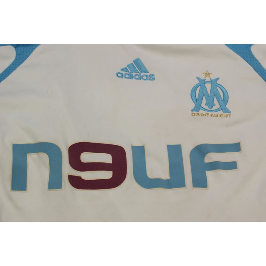 Maillot de football rétro domicile Olympique de Marseille N°22 NASRI 2007-2008 - Adidas - Olympique de Marseille