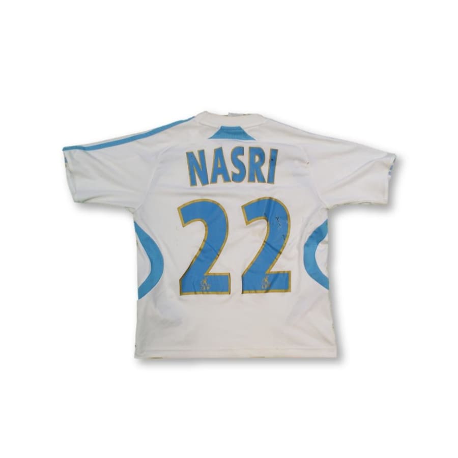 Maillot de football rétro domicile Olympique de Marseille N°22 NASRI 2007-2008 - Adidas - Olympique de Marseille