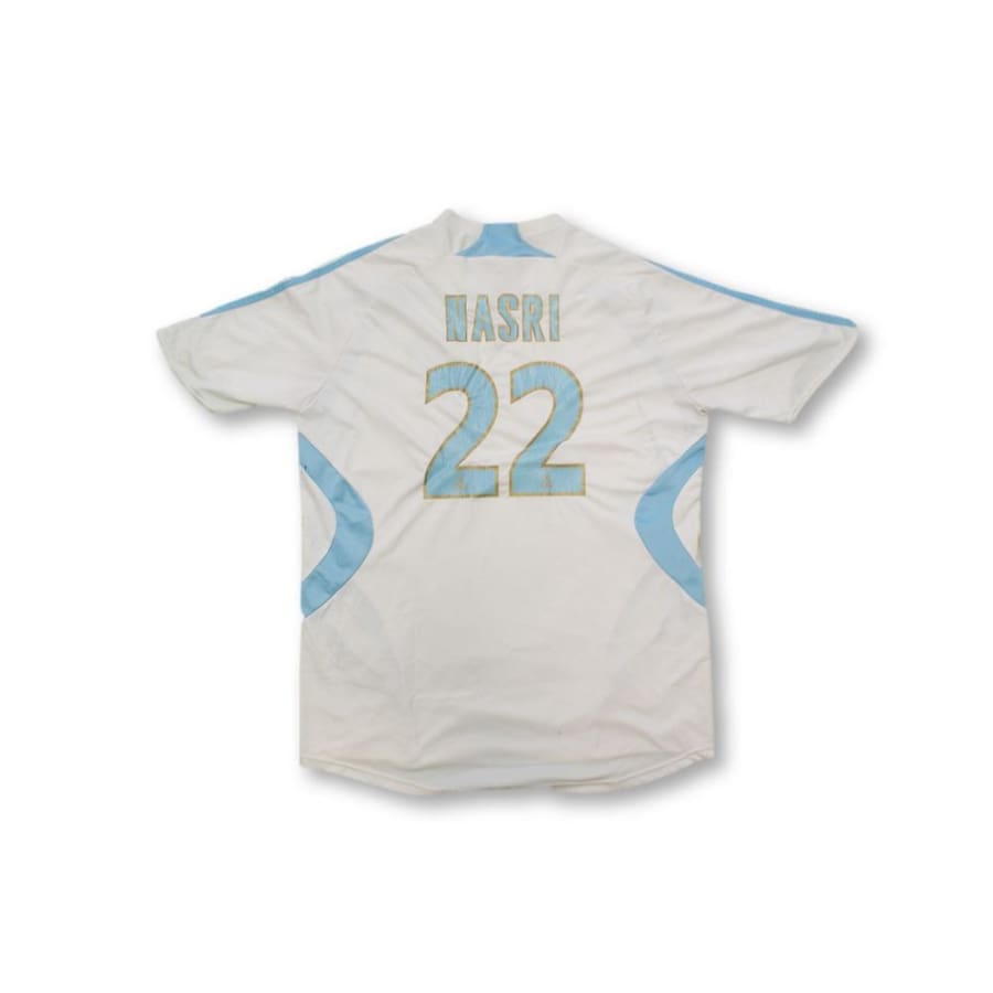 Maillot de football rétro domicile Olympique de Marseille N°22 NASRI 2007-2008 - Adidas - Olympique de Marseille