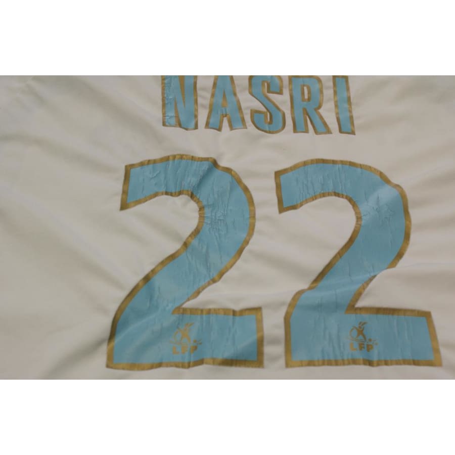 Maillot de football rétro domicile Olympique de Marseille N°22 NASRI 2007-2008 - Adidas - Olympique de Marseille