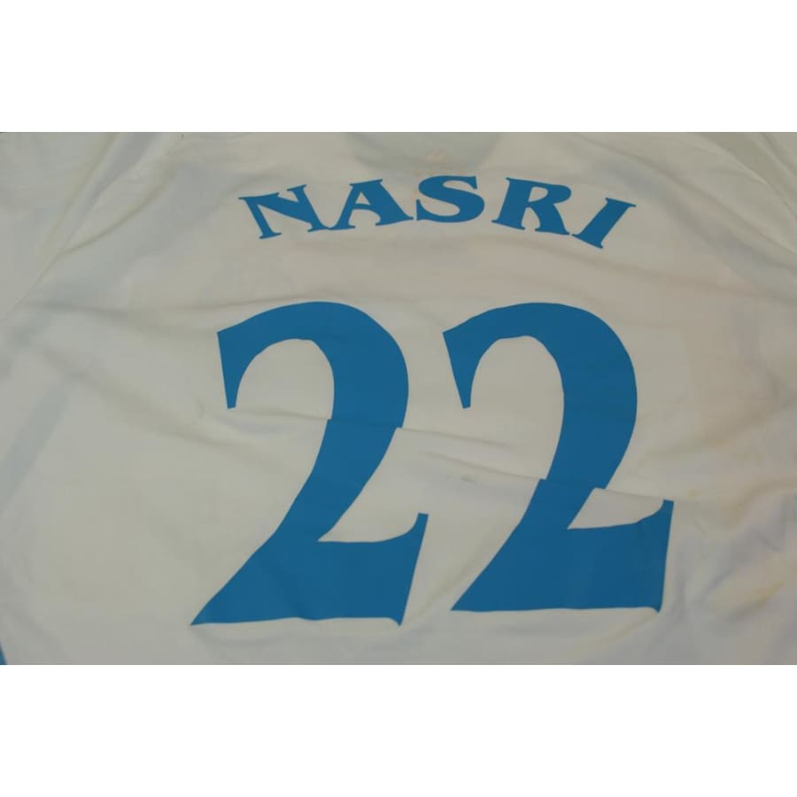 Maillot de football rétro domicile Olympique de Marseille N°22 NASRI 2007-2008 - Adidas - Olympique de Marseille