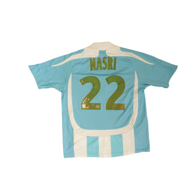 Maillot de football rétro domicile Olympique de Marseille N°22 NASRI 2007-2008 - Adidas - Olympique de Marseille