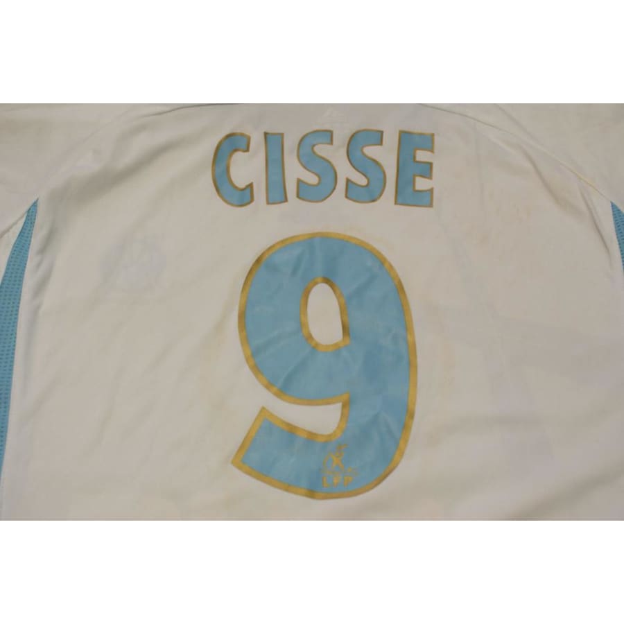 Maillot de football retro domicile Olympique de Marseille N°9 CISSE 2006-2007 - Adidas - Olympique de Marseille