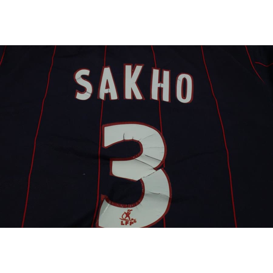 Maillot de football rétro domicile Paris Saint-Germain N°3 SAKHO 2009-2010 - Nike - Paris Saint-Germain