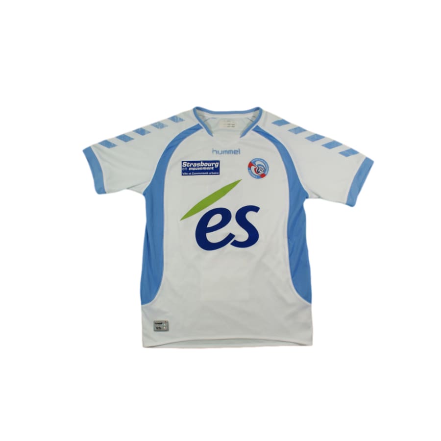 Maillot de football rétro domicile RC Strasbourg Alsace N°9 PAOLO 2007-2008 - Hummel - RC Strasbourg Alsace